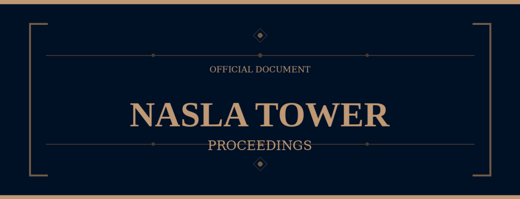 Nasla Tower Proceedings 